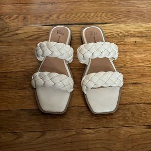 Braided strap sandals
